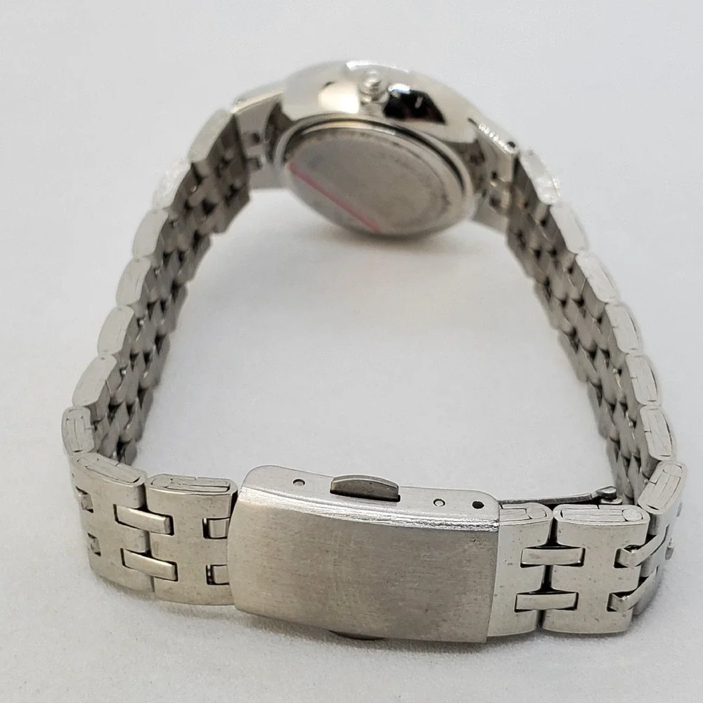 Women's Watch 28MM Crystal Bezel Gray Dial‎ Bracelet Band 7.25